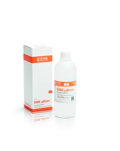 Solution d'étalonnage standard de conductivité 5000 µS/ cm (Bouteille de 500 mL ) HI7039L