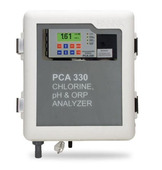 Analyseurs de chlore, de pH et de température (avec sortie double) PCA340-2